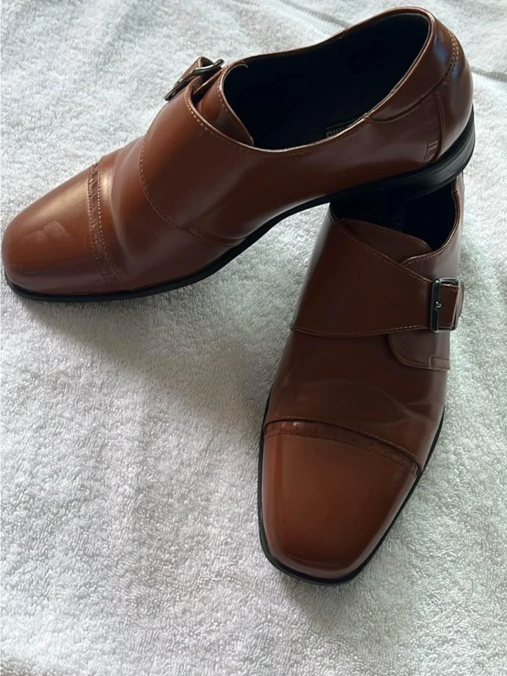 Stacy Adams polished chestnut